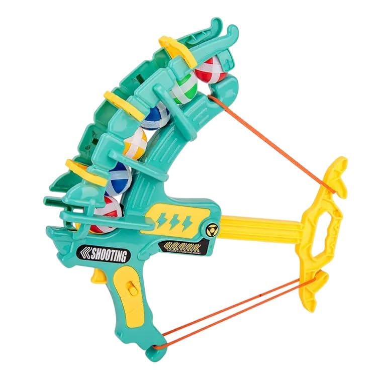 Kids Target Shooting Game Toy| Sticky Ball Bow and Arrow Toy Set| Fun Archery Shooting Game 1 Dino Target Board Bow and Arrow with 6 Sticky Balls| Birthday...