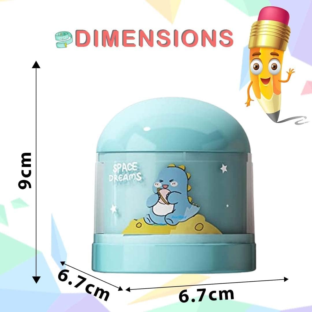 Sharpener for Kids - Automatic Electric Sharpener, Dinosaur Pencil Sharpener, Table Sharpener Machine, Birthday Return Gift