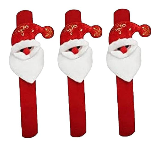Red Santa Claus Christmas Party Hand Bracelet Band for Kids Boys & Girls