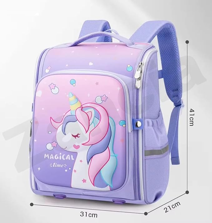 School Bags for Unisex 2-12 Year Stylish Durable 3D Backpack Shoulder School Bags for Unisex Birthday Gift for children  School Bag Foldable Bag Waterproof