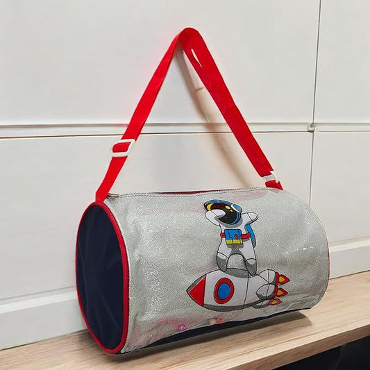 Premium Glitter Duffle Bag | Girls Tie Dye Gym Duffle Bag for Kids Girls | Travel Bag for Teens Carry-On Size & Ideal for School (One Size)