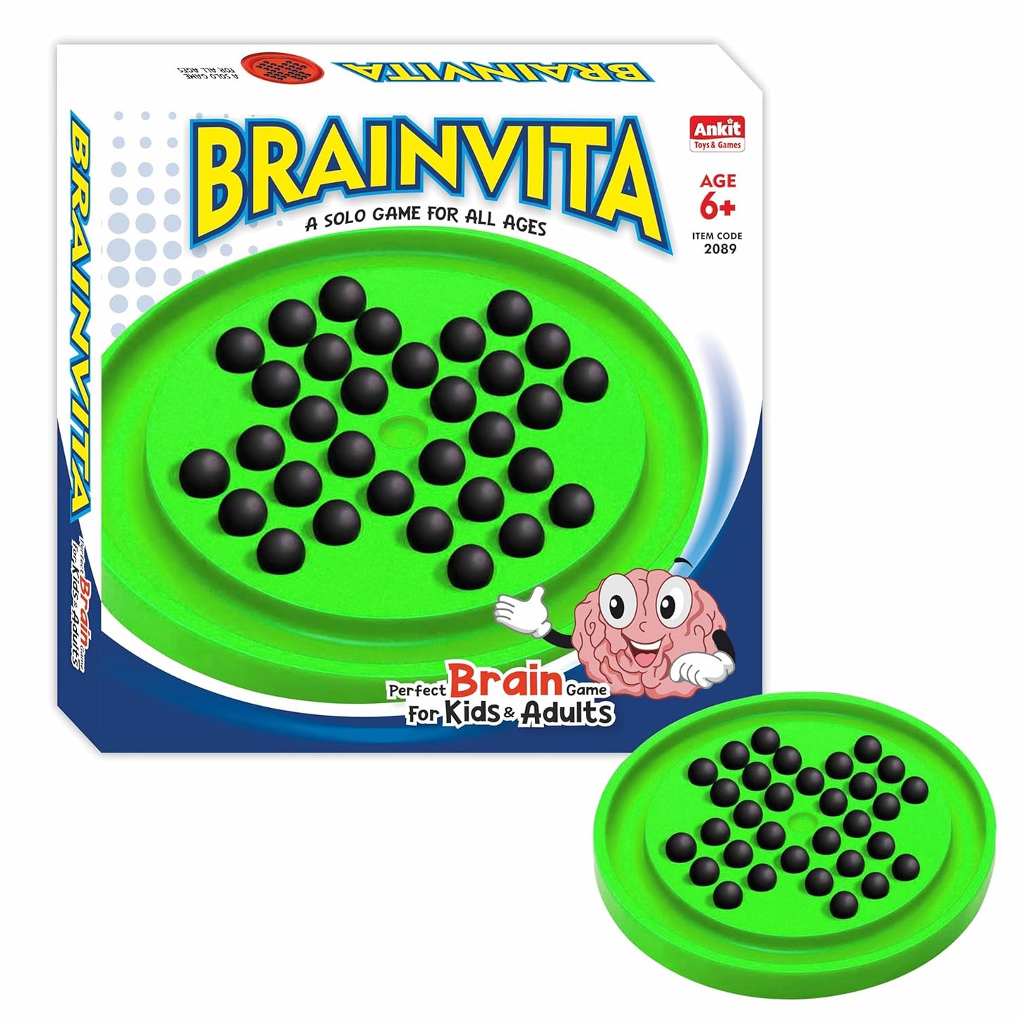 Toys & Games Brain vita Classic Strategy Board Game - Engaging Solo Puzzle Educational Toy for Kids & Adults Perfect Brain Teaser for Family...